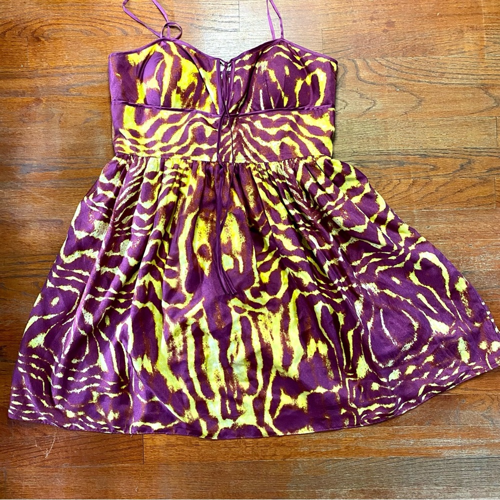 Marc New York Purple and Yellow Dress